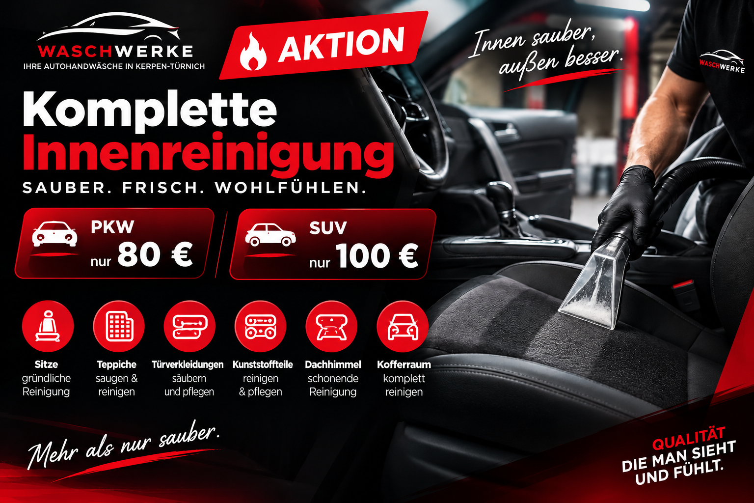Komplette Innenreinigung